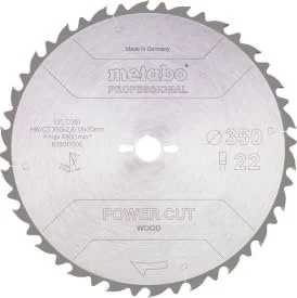 Metabo Power Cut Kreissägeblatt 22Z, 350x1.8x30mm, 1 Stück