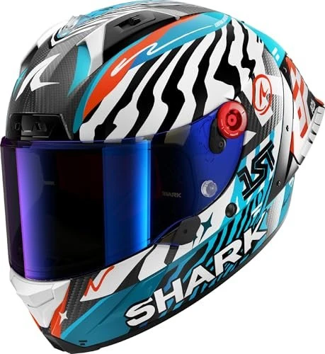 Shark Aeron GP FIM Racing #2 Speed-Fancy schwarz/weiß/blau