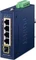 Planet IGS-514PT Industrial Railmount Gigabit Switch, 4x RJ-45, 1x SFP, 120W PoE+ Vorschaubild