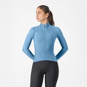 Castelli Sfida 3 Trikot langarm metallic blue (Damen)