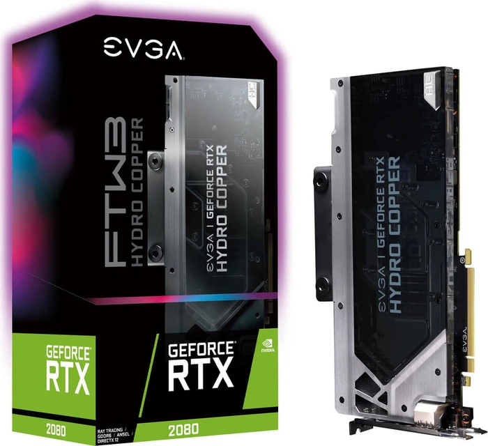 EVGA GeForce RTX 2080 FTW3 Ultra Hydro Copper Gaming, 8GB GDDR6, HDMI, USB-C, 3x DP