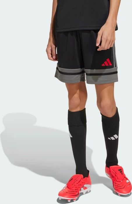adidas Squadra 25 Trainingshose kurz black/team grey four/pure ruby (Junior)