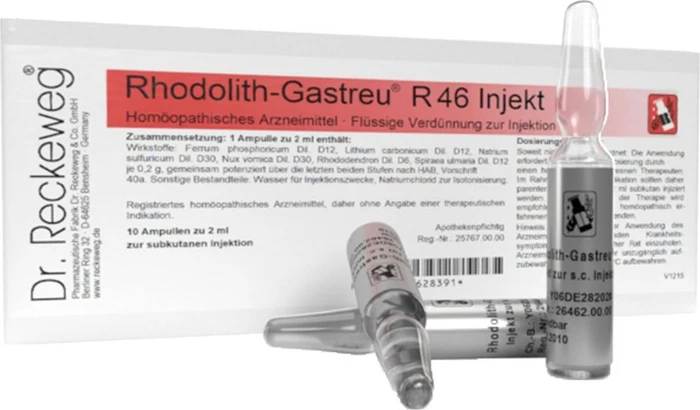 Dr. Reckeweg Rhodolith-Gastreu R46 Injekt Ampullen, 10 Stück