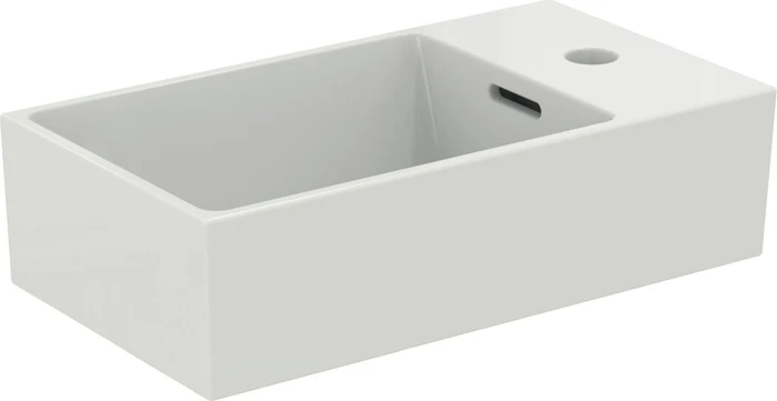 Ideal Standard Extra Handwaschbecken 45x25cm, mit Hahnloch, mit Überlauf, weiß glänzend (T373401)