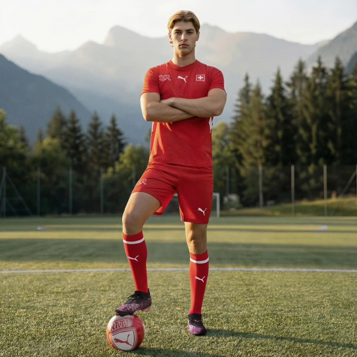 Puma FIFA WM 2026 Schweiz Heimshorts (Herren)