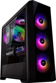 Zalman N5 TF, schwarz, Glasfenster
