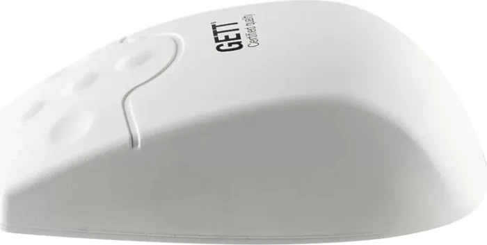 GETT KH25207 Wireless Silicone Mouse with Click-Scroll, weiß, USB
