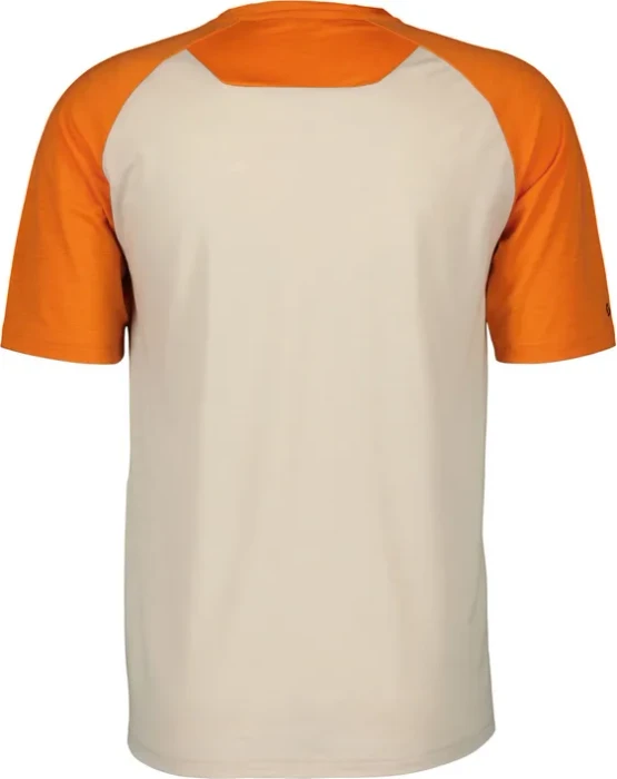 Scott Defined Merino Trikot kurzarm flash orange/dust white (Herren)
