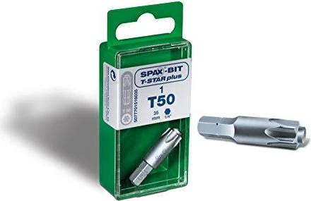 Spax T-STAR plus Torx BO Bit 1/4", T50x35mm, 5 Stück