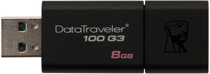 Kingston DataTraveler 100 G3 8GB, USB-A, USB 3.2 Gen 1×1