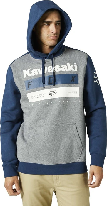 Fox Racing Fox x Kawasaki Stripes Hoodie dark indigo blue (Herren)