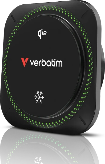 Verbatim Charge 'n' Drive Autoladegerät Qi2 & RGB magnetisch schwarz