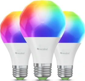 nanoleaf Essentials Matter LED Smart Bulb 8.5W E27, 3 Stück