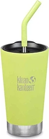 Klean Kanteen Tumbler Deckel und Trinkhalm Isolierbecher 473ml juicy pear