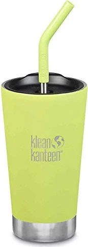 Klean Kanteen Tumbler Deckel und Trinkhalm Isolierbecher 473ml juicy pear