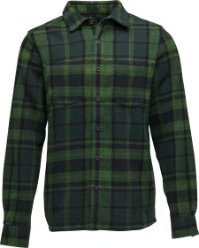 Black Diamond Project Heavy Flannel Hemd langarm palm green/anthracite plaid (Herren)