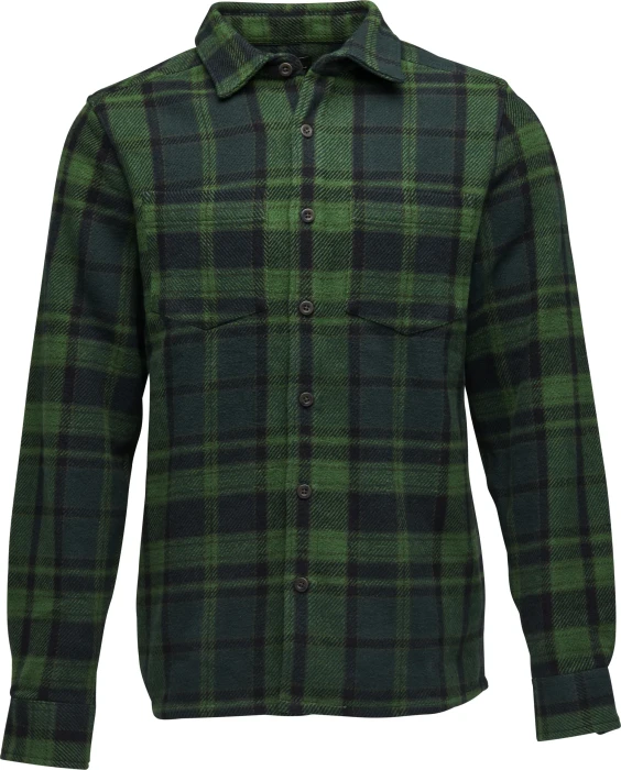 Black Diamond Project Heavy Flannel Hemd langarm palm green/anthracite plaid (Herren)