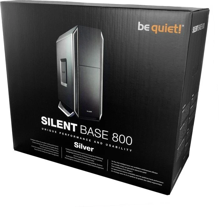 be quiet! Silent Base 800 silber, schallgedämmt