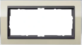 Gira Event Klar Abdeckrahmen 2fach ohne Mittelsteg, sand