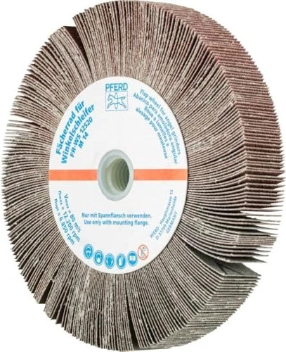 Pferd FR WS 12520 M14 A 120 Lamellenschleifwalze K120, 125x20mm, 2 Stück