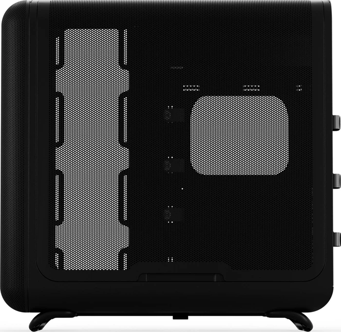 Hyte X50 Pitch Black, schwarz, Glasfenster
