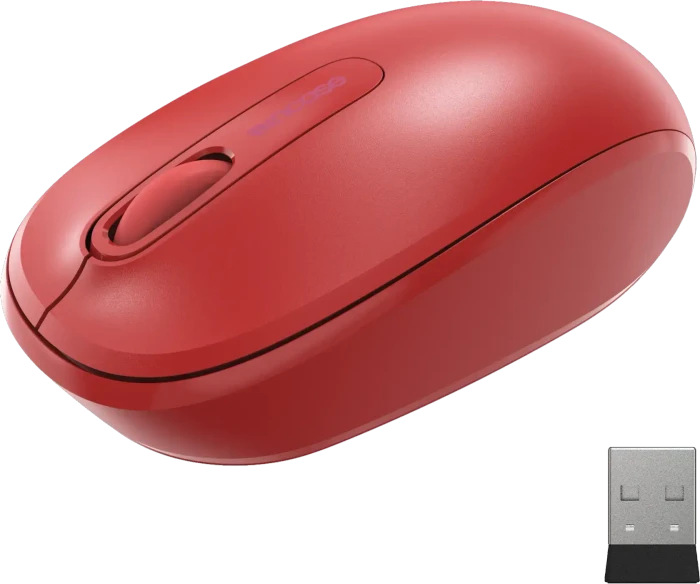 Incase Wireless Mobile Mouse 1850 Flame Red, rot, USB