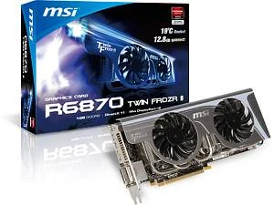 MSI Radeon HD 6870, R6870 Twin Frozr II/OC, 1GB GDDR5, 2x DVI, HDMI, 2x mDP