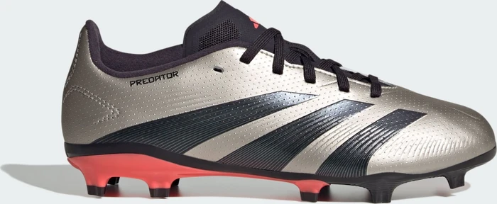 adidas Predator League FG platinum metallic/aurora black/turbo (Junior)