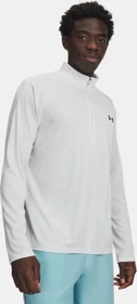 Under Armour Tech Textured Funktionsshirt langarm distant gray/black (Herren)