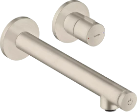 Hansgrohe Axor Uno Unterputz für Wandmontage Select mit Auslauf 221mm brushed nickel