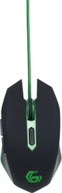 Gembird Gaming Mouse 001 schwarz/grün, USB (MUSG-001-G)