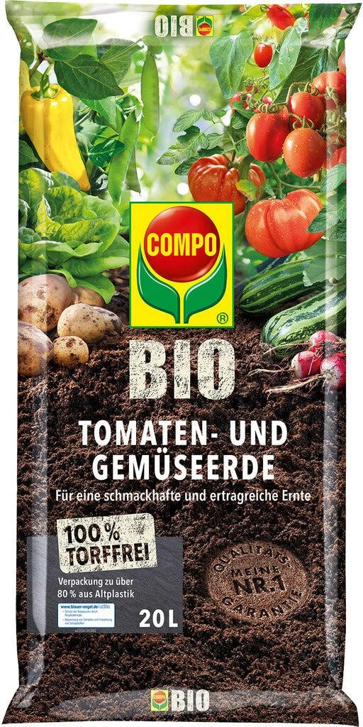 Compo Bio Tomaten- und Gemseerde torffrei ab  8,70 (2026) |  Preisvergleich Geizhals Deutschland