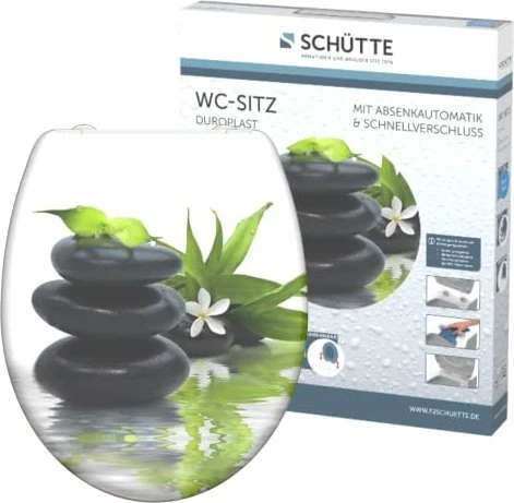 Schütte Duroplast WC-Sitz, mit Absenkautomatik und Schnellverschluss