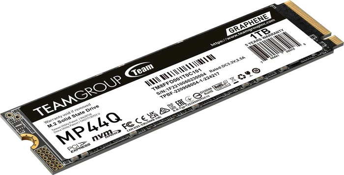 TeamGroup MP44Q 1TB, M.2 2280 / M-Key / PCIe 4.0 x4, Kühlkörper