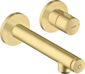 Hansgrohe Axor Uno Unterputz für Wandmontage Select mit Auslauf 158mm brushed brass