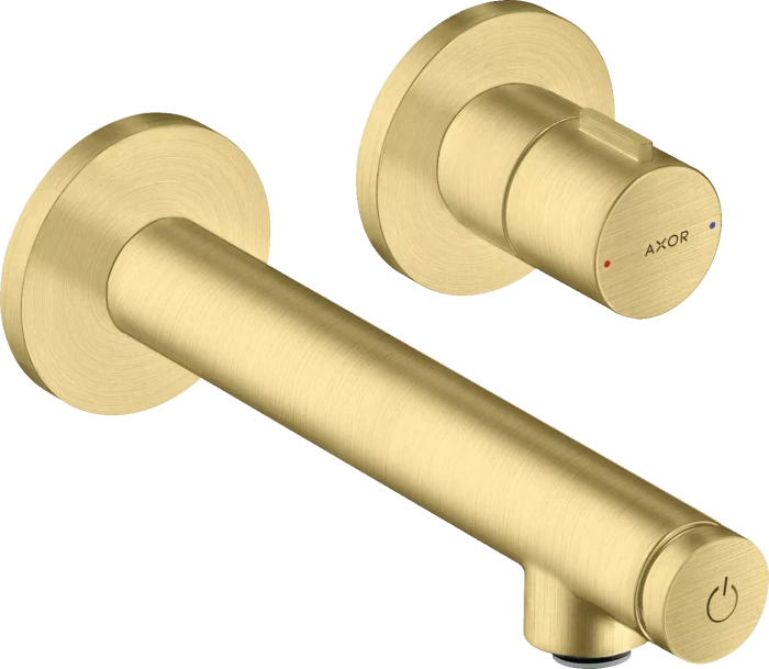 Hansgrohe Axor Uno Unterputz für Wandmontage Select mit Auslauf 158mm brushed brass