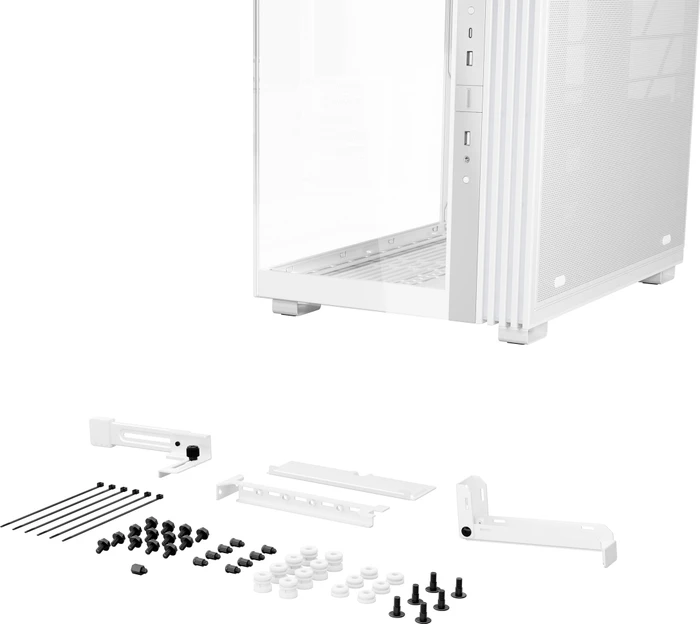be quiet! Light Base 600 DX White, weiß, Glasfenster