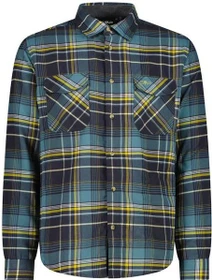 CMP Karomuster Hemd langarm antracite/gold green/nilo (Herren)