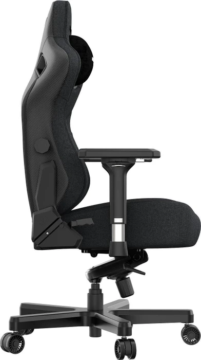 Anda Seat Kaiser 3 Premium L Gamingstuhl, Carbon Black, Stoff dunkelgrau