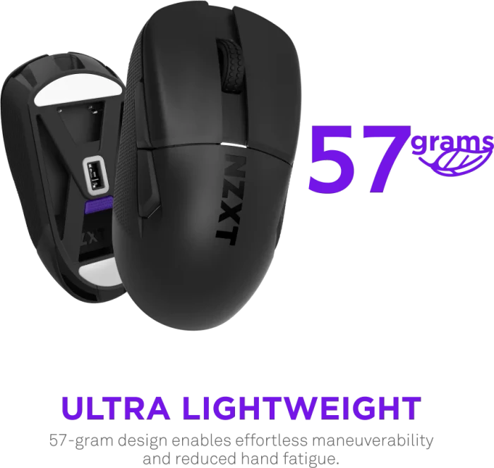 NZXT Lift Elite Wireless, 4K/8K Polling, matt schwarz, USB