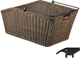 KLICKfix Structura GT KorbKlip 2 Fahrradkorb braun