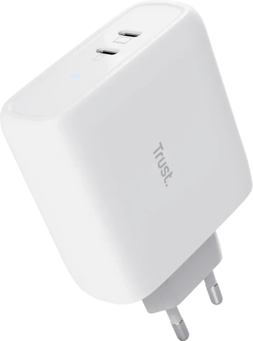Trust Maxo Duales USB-C-Ladegerät 65W weiß