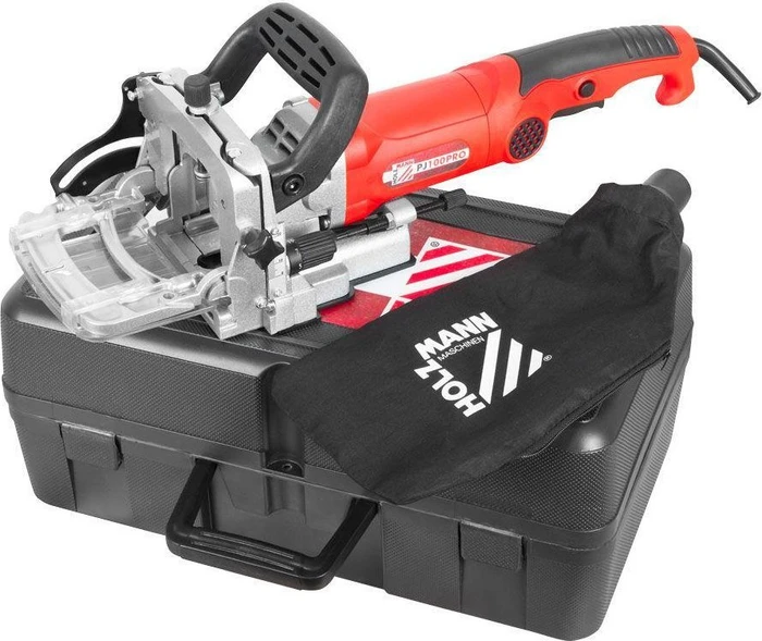 Holzmann PJ100PRO Elektro-Flachdübelfräse inkl. Koffer