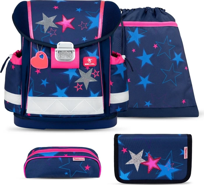 Belmil Classy Caty on the Moon Schultaschen-Set, 4-tlg.