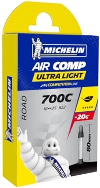 Michelin Aircomp Ultralight Road SV 60mm 28" Schlauch