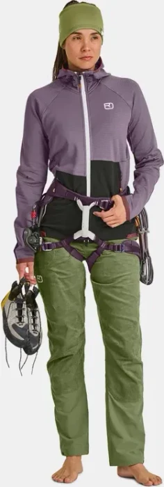 Ortovox Fleece Rib Hoody Funktionsjacke wild berry (Damen)