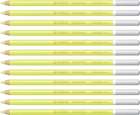 STABILO CarbOthello Kreidestift zinnobergrün hell, 12er-Pack