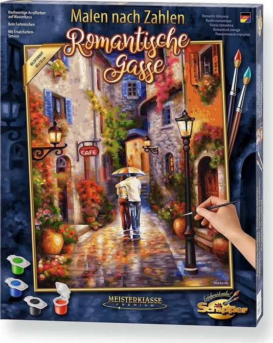 Schipper Arts & Crafts Malen nach Zahlen Romantische Gasse