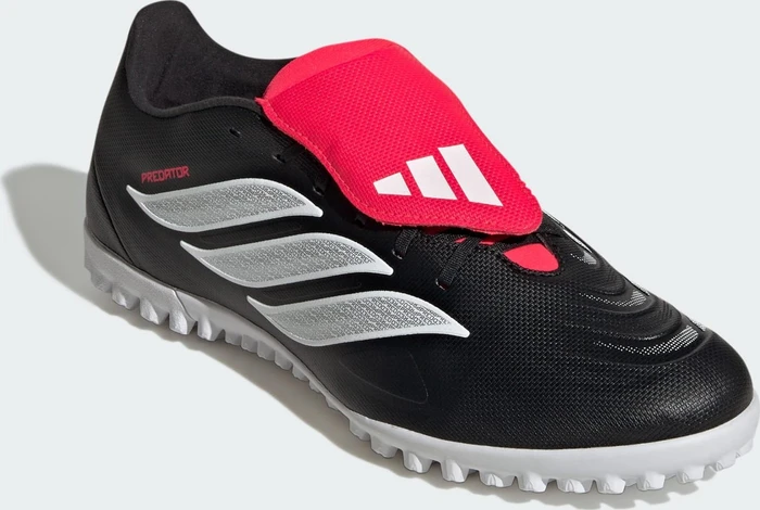 adidas Predator Club Fold-Over Tongue TF core black/cloud white/lucid red (Herren)