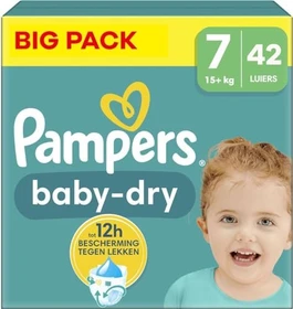 Pampers Baby-Dry Gr.7 Einwegwindel, 15+kg, 50 Stück